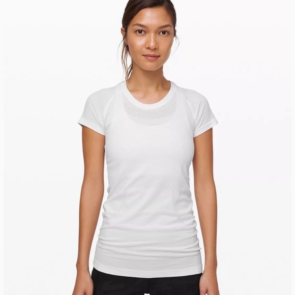 lululemon athletica Tops - Lululemon white swiftly ss